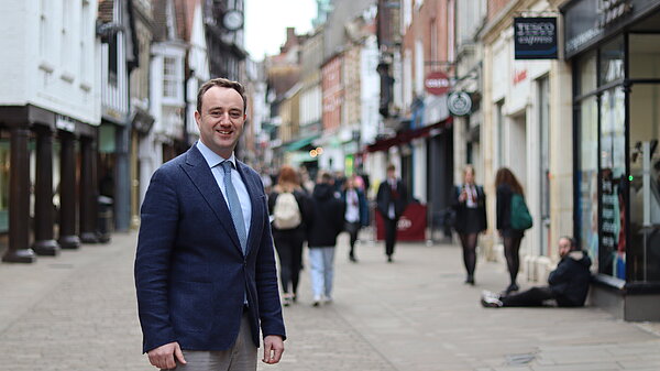 Danny on Winchester Highstreet