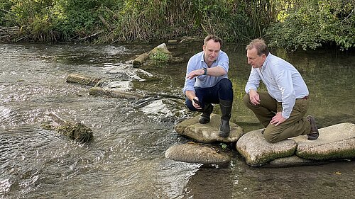 Danny in the River Meon